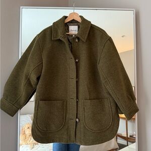 Olive Green Wool Jacket